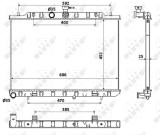 NRF 53911 Radiator, racire motor