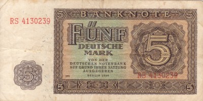GERMANIA 5 mark 1948 VF!!! foto