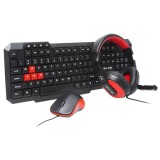 Set de gaming 3 in 1, BLOW V3, Tastatura + mouse + casti