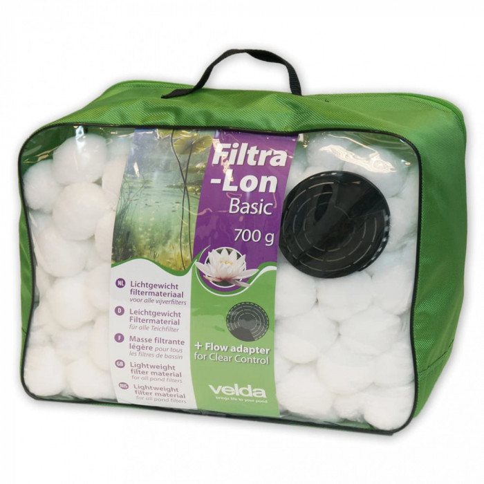 Velda Material filtru pentru iaz &bdquo;Filtra-Lon Basic 700 g&rdquo;, alb GartenMobel Dekor