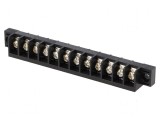 Regletă de conexiuni PCB 90&deg; 12 piste 8,25mm