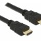 Cablu HDMI tata-tata 4K Ethernet aurit 3 metri negru