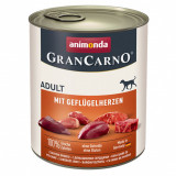 Animonda GranCarno Original Adult - carne de porc și inimi de pasăre 800g