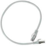 PATCH CORD FTP SPACER Cat6, cupru-aluminiu, 0.5 m, alb
