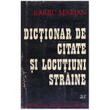 Barbu Marian - Dictionar de citate si locutiuni straine - 127847
