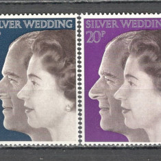 Anglia/Marea Britanie.1972 Nunta de Argint Regina Elisabeth II si Phillip GA.91