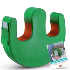 Perna pentru intoarcerea pacientilor imobilizati la pat, Linomag&amp;reg;, Rotire 180&amp;deg;, Banda de Fixare pentru Pat, Maner, Impermeabila, Verde foto