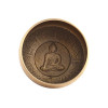 Vas tibetan &amp;#8211; Bol cantator auriu cu Buddha Medicine si cele 8 simboluri &amp;#8211; Mic model 1