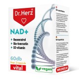 Capsule nicotinamida si coenzima NAD+ Dr Herz 60 buc