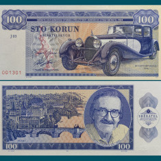 !!! BANCNOTA MATEJ GABRIS - ZAPADLIK - 100 COROANE - 2024 - UNC