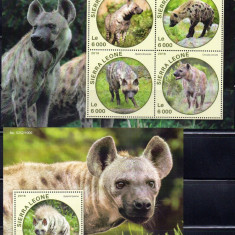 SIERRA LEONE 2016, Fauna, serie neuzata, MNH