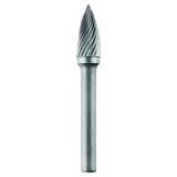 Tivoly 1031781 - Freza cu carburi metalice 8x18x63 mm tija 6 mm forma G (conica cu cap ascutit) tais simplu