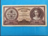 Ungaria 1000000000 ( 1 Miliard ) Pengo 18.03.1946 - Seria R 021 069232