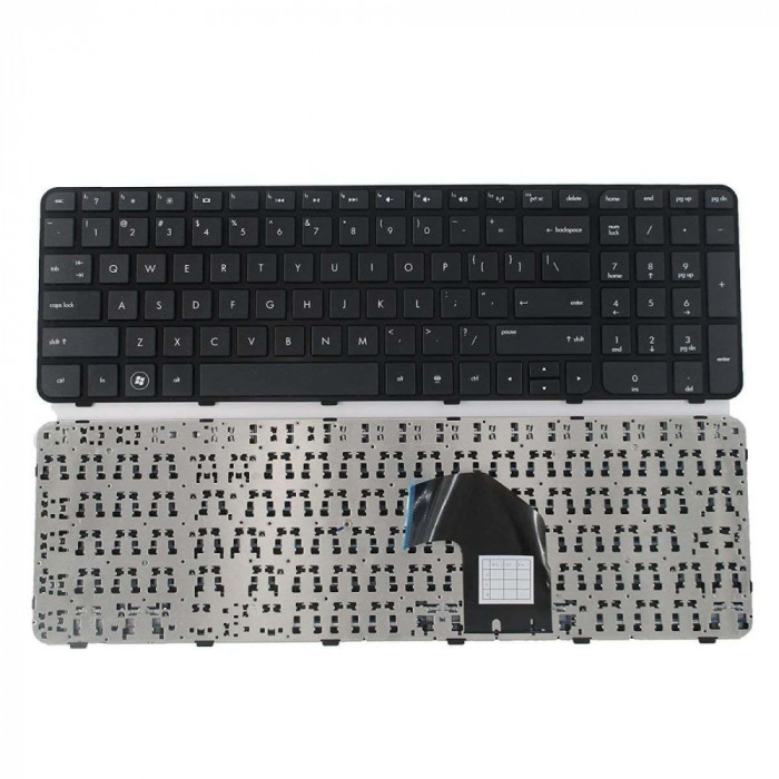 Tastatura Laptop, HP, Pavilion G6-2000, G6-2100, G6-2200, G6-2300, TPN-Q107, TPN-Q110, 697452-001, 699497-001, AER36701210, cu rama, layout US