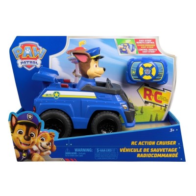 PATRULA CATELUSILOR VEHICUL CU TELECOMANDA ACTION CRUISER SI FIGURINA CHASE foto