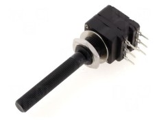 Potentiometru axial 10k&Omega; 100mW THT 6mm plastic