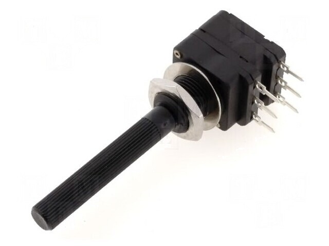 Potentiometru axial 10k&Omega; 100mW THT 6mm plastic