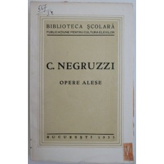 Opere alese &ndash; C. Negruzzi