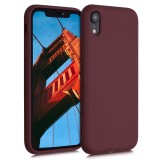 Husa pentru Apple iPhone XR, Fibre vegetale, Violet, 49105.190, Carcasa, Kalibri