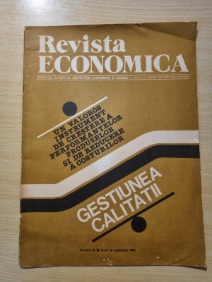 revista econonomica 26 octombrie 1980 foto