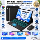 Cumpara ieftin Set Husa Tableta QOVU&reg; pentru tableta Lenovo 11&rdquo;, Compatibil Tab P11, Idea Tab 11, Tab P11 Plus, Tab P11 5G, Tab M11, Tastatura Wireless RGB Detasabil