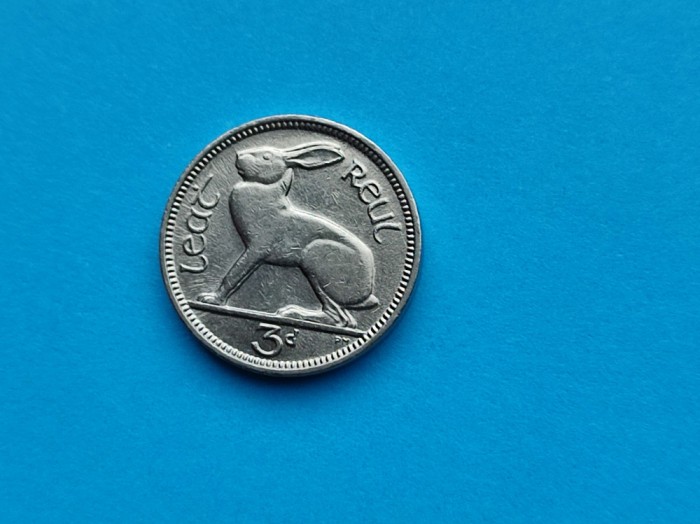 3 Pence 1934 Irlanda-stare buna !!!!-Rar