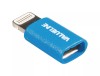 Adaptor Lightning la Micro USB Valueline Albastru - Incarcare si Sincronizare iPhone, iPad, iPod