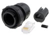 Mufă RJ45 Cat6 8P8C Fixare Rotire