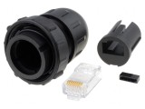 Mufă RJ45 Cat6 8P8C Fixare Rotire