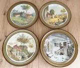 Set farfurii - Schramberg - 4 Anotimpuri - 4 bucati -16 cm