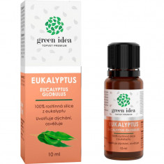 Green Idea Eukalyptus ulei 100 % ajută la funcționarea normală a aparatului respirator 10 ml
