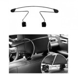 Suport Umeras Auto Tetiera Universal Metalic Cromat Mega ALM &reg;
