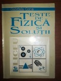 Teste de fizica si solutii- Gabriela Cone