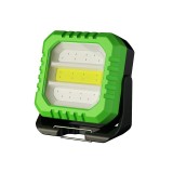 Lanterna tip breloc, flippy, 5 moduri de luminat, incarcare usb tip c, 5w, impermeabila ipx5, 500 lm, cob, verde