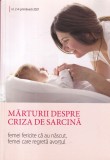 Cumpara ieftin Marturii despre criza de sarcina. Femei fericite ca au nascut, femei care