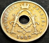 Cumpara ieftin Moneda istorica 5 CENTIMES - BELGIA, anul 1922 *cod 1735 B