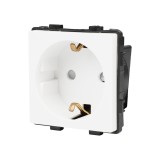 Modul Priza Simpla Fara Rama Din Sticla LUXION SmartElectro IntelligentHouse