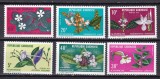 Gabon 1972 flori MI 464-469 MNH