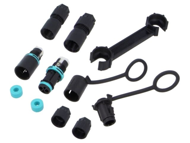 Conector alimentare AC terminal cu șurub tată 10A TECHNO TEEPLUG&reg;
