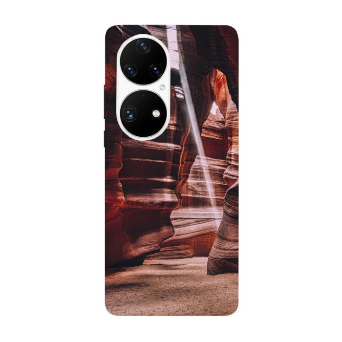 Husa compatibila cu Huawei P50 model Desert Antelope Canyon, Silicon, TPU, Viceversa