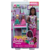 Set de joaca cu papusa, Barbie Careers, Baby Doctor, JMK13