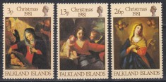 Falkland 1981 - Crăciun - Picturi, MNH foto