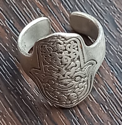 (175) INEL DIN ARGINT DAMA, REGLABIL, MANA LUI HAMSA / MANA MAICII DOMNULUI foto