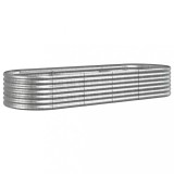 Cumpara ieftin Strat inaltat gradina 224x80x36 cm otel galvanizat