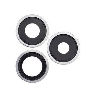 Geam Camera iPhone 13 Pro, 13 Pro Max, Silver + Rama foto