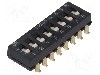 Intrerupator DIP, 2 pozitii, montare SMT, 8 sectiuni, OMRON OCB - A6SN-8101