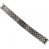 Brățară Metalică ERNEST &ndash; Terminale Curbate, 18mm, Silver
