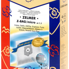 Sac aspirator Zelmer, sintetic, 4X saci +1 filtru, K&M