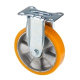 Roata Fixa din PU, 125mm, sarcina max. 130kg, AGT-9213