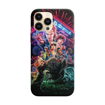 Husa compatibila cu Apple iPhone 14 Plus model Stranger Things, Silicon, TPU, Viceversa foto